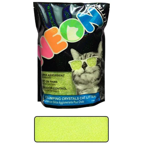 Наполнитель туалетов для кошек Neon Litter Clump Зеленый 1.81 кг (4 л) 700433 (633843700433)