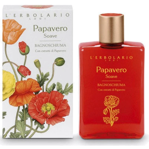 L'Erbolario Papavero Soave Bagnoschiuma Піна для ванн 250 ml