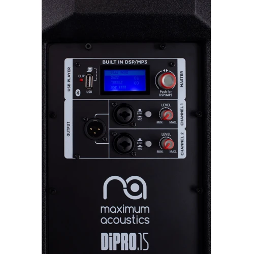 Активна акустична система Maximum Acoustics DIPRO.15: Діаметр динаміка 15"