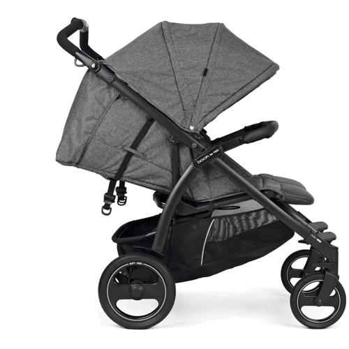 Прогулочная коляска Peg-Perego Book for Two Quarz для двойни серая (IP05280000GL53): Тип коляски Коляска для двойни