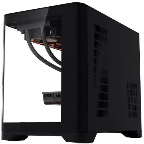 Корпус 1stPlayer UV6-2FCR(AP)-FC(AP) Black: Форм-фактор материнской платы MicroATX/Mini-ITX