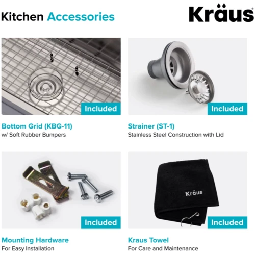 Кухонная мойка Kraus KBU11