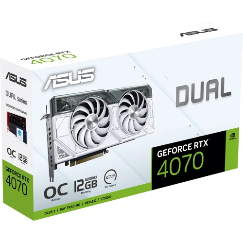 Видеокарта ASUS DUAL-RTX4070-O12G-WHITE фото 12