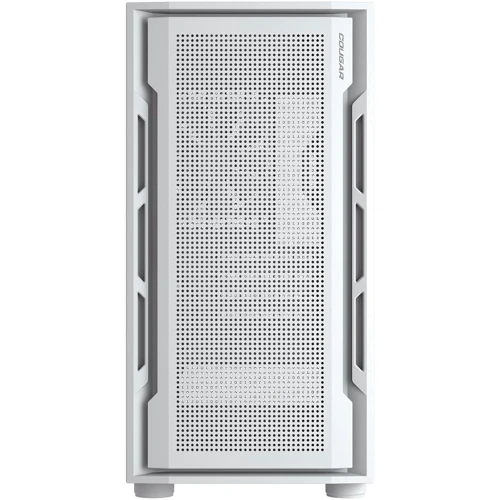 Корпус Cougar Uniface Mini White: Матеріал передній панелі пластик