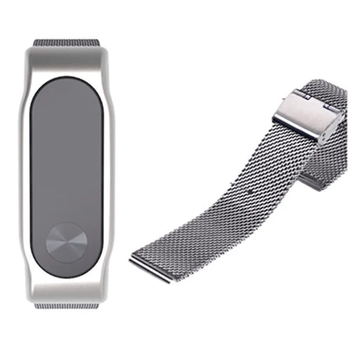 Металлический ремешок для Mi Band 2 Silver 14mm фото 5