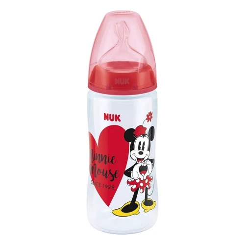 Бутылочка NUK Red Mickey Mouse FC 300 мл (3952948): Материал полипропилен