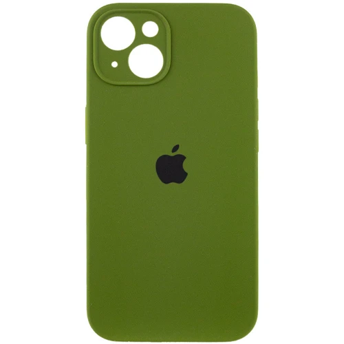 Чехол для iPhone Mobile Case Silicone Case Full Camera Protective Dark Olive for iPhone 15