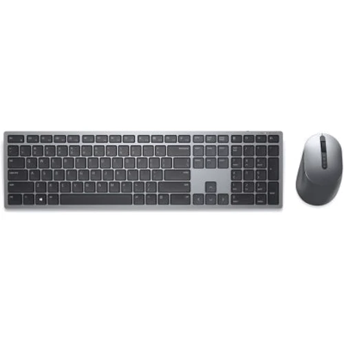 Комплект беспроводной Dell Premier Multi-Device Wireless Keyboard and Mouse KM7321W Ukrainian (QWERTY) (580-AJQV)