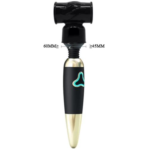 Насадка на вибромассажер LYBAILE Power Head Male Masturbator Wand Massager Head Transparent
