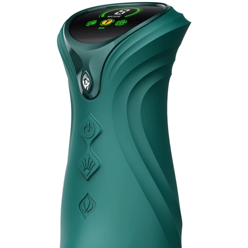 Пульсатор-кролик с вибрацией Zalo Mose 2 Turquoise Green