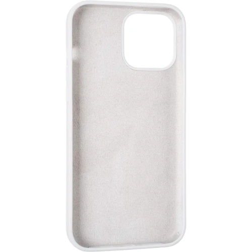 Чехол для iPhone TPU Silicone Case without Logo White for iPhone 13 Pro Max: Тип чехла накладка на заднюю часть