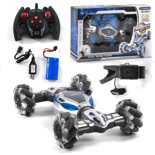 Машинка на радиоуправлении: браслет сенсорного управления, подсветка корпуса, музыка (DH 666-60)