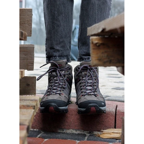 Ботинки CMP Rigel Mid Trekking Shoe WP (3Q12947-02PD) 40 (41) серые натуральная замша зима фото 4