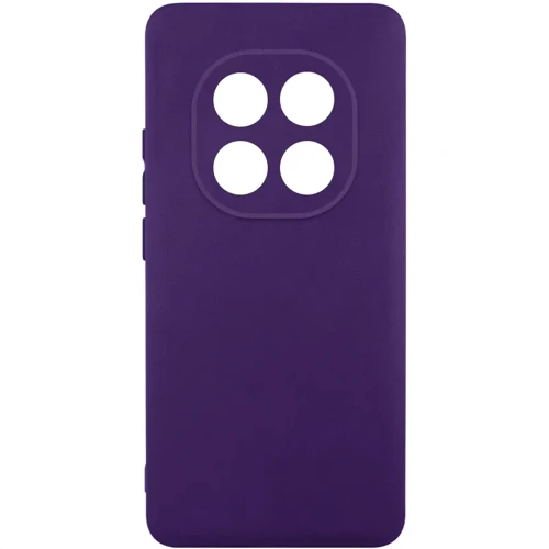 Чохол для телефона TPU Case Getman Liquid Silk Full Camera Dark Purple for Xiaomi Redmi Note 14 Pro 4G