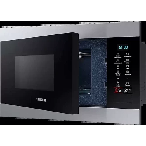 Встраиваемая микроволновая печь Samsung MG22M8274AT: Диаметр поддона 255 мм