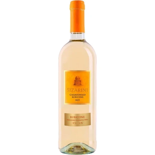 Вино Sizarini Chardonnay Rubicone IGT, біле сухе, 0.75л 11% (DIS8011510029773)