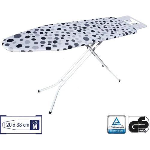 Прасувальна дошка Casa Si Superstandard Basic White/Grey Spots 120x38 см (CS95150E290): Основа стільниці с металлической сеткой