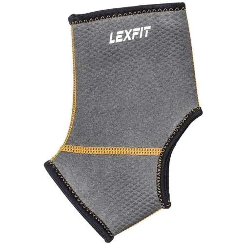 Фіксатор щиколотки USA Style LEXFIT розмір L сірий (LBS-1408-L): Ступінь фіксації Эластичная