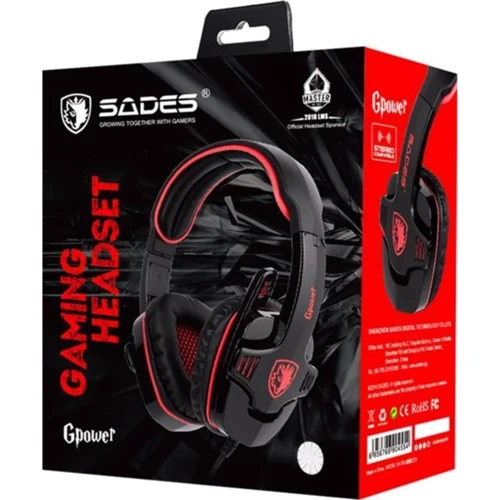 Наушники Sades SA-708GT Black/Red (sa708brj) фото 9
