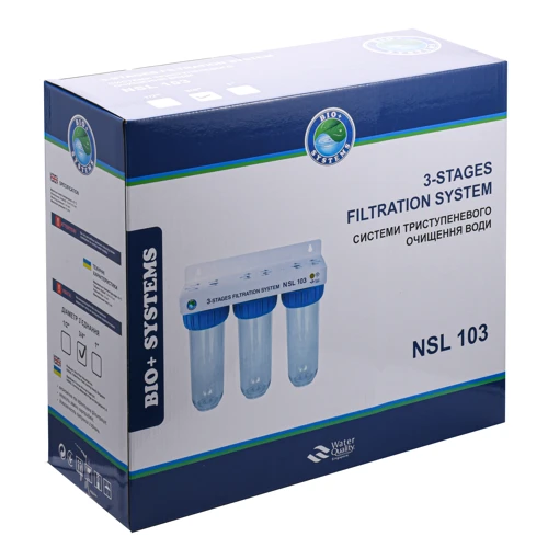 Система 3-х ступінчастої очистки Bio+ systems NSL103, 1"