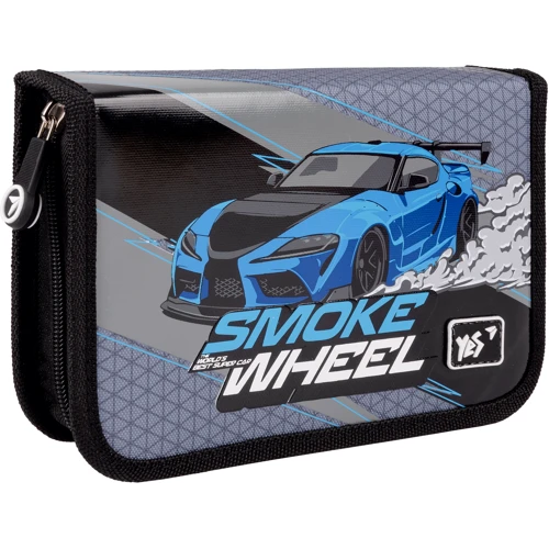 Пенал жорсткий YES одинарний без клапана HP-04 Smoke Wheel (533586)