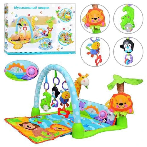 Развивающий коврик Joy Toy Умный малыш 4 (7181): Размер, см 54х40х9