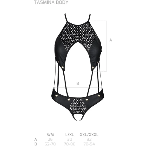 Боди с открытым доступом Passion TASMINA BODY Black L/XL