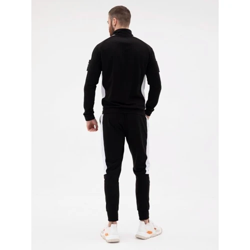 Спортивний костюм ISSA PLUS SG-15 48 чорний / білий: Склад Хлопок, Полиэстер
