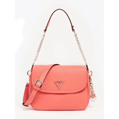 Женская сумка через плечо Guess Destiny Shoulder Bag коралловая (HWVG7878200-COR)