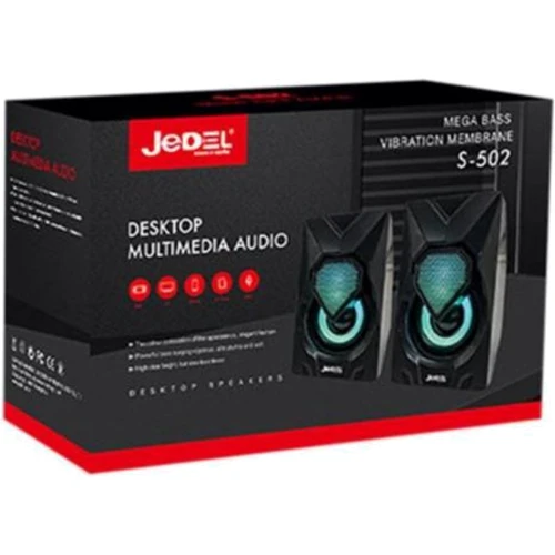 Акустическая система Jedel S-502 Black: Формат акустики 2.0
