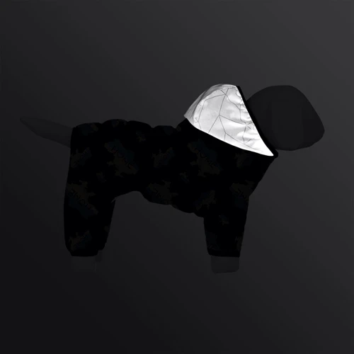 Комбинезон для собак WAUDOG Clothes рисунок Рик и Морти 2 M47, В 69-72 см, С 41-44 см: Размер животного Средние