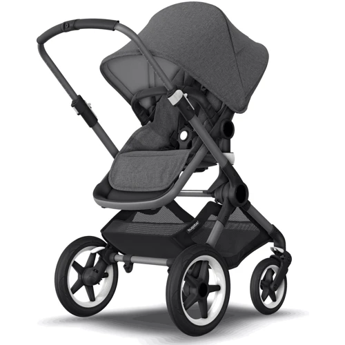 Универсальная коляска 2 в 1 Bugaboo Fox3 Graphite/ Grey Melange/ Grey Melange: Пол ребенка Унисекс