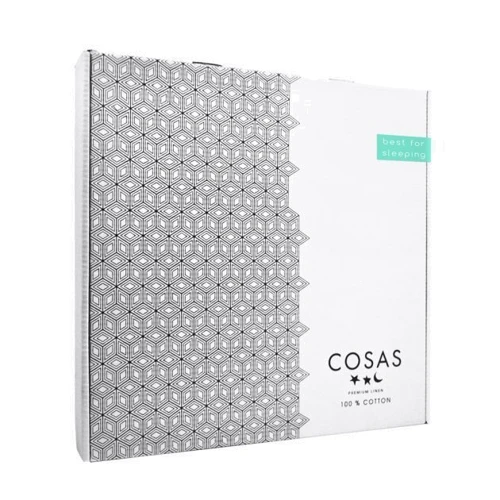 Комплект постельного белья Cosas Starfall Rose White подростковый на резинке 155х215 см (StarfallRose_El90-White_155): Размер для подростковых кроваток 190x90см