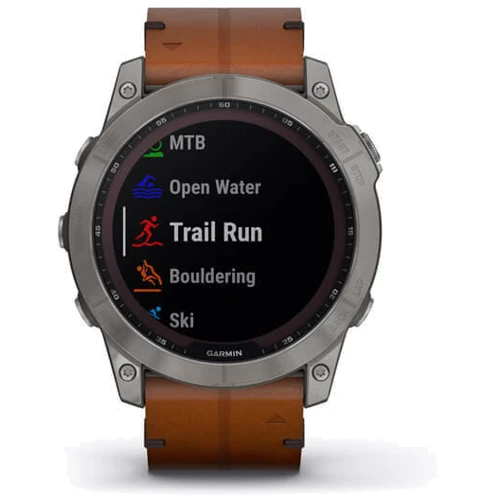 Смарт-часы Garmin Fenix 7X Sapphire Solar Titanium with Chestnut Leather Band (010-02541-19): Объем внутренней памяти 32 гб