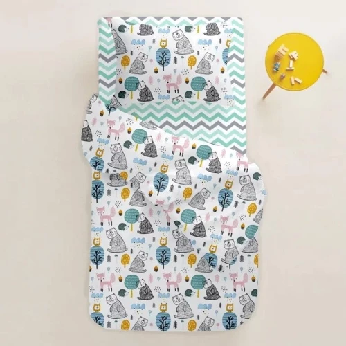 Комплект постельного белья Cosas AnimalsForest ZigMintGrey (4822052068595): Количество единиц 3 эл.