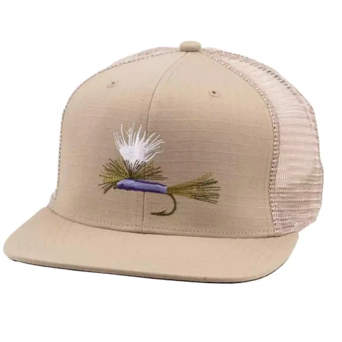 Мужская бейсболка Simms Purple Haze Trucker бежевая (12679-720-00)