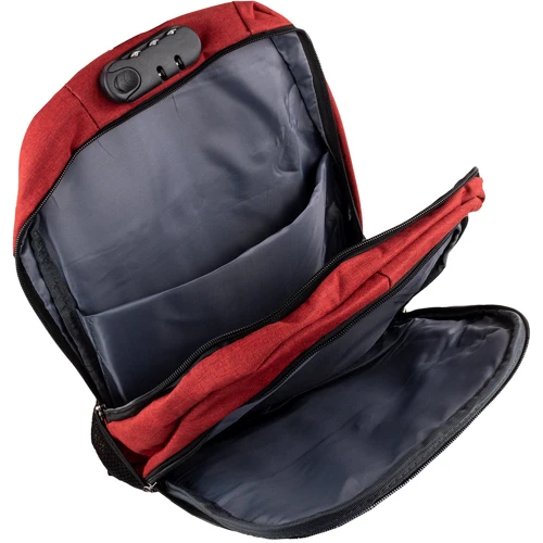 Мужской рюкзак Valiria Fashion красный (3DETAB582-1): Застежка Молния