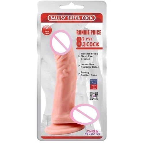 Фаллоимитатор CHISA Ballsy Super Cock Ronnie Price 8.3"
