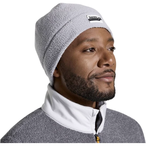 Шапка мужская Saucony RESTED SHERPA BEANIE UNI light grey heather (900030-LGH)