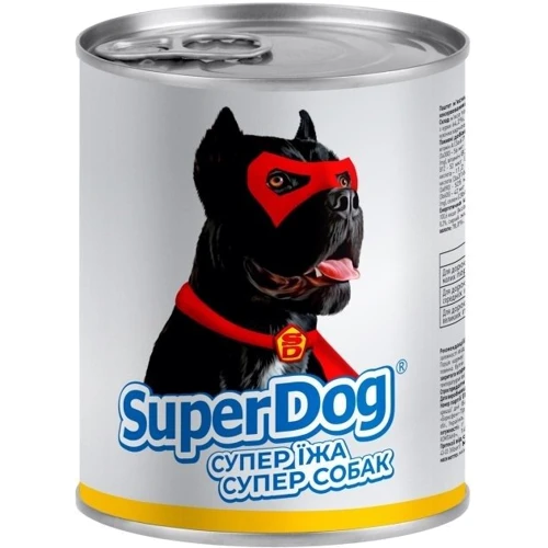 Вологий корм для собак WAUDOG SuperDog з куркою 800 г (55009): Тип Влажный корм