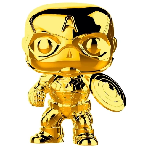 Игровая фигурка FUNKO POP! cерии "Золотой хром" - КАПИТАН АМЕРИКА