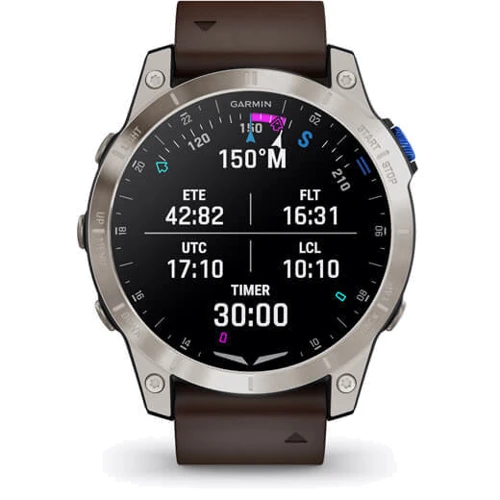 Смарт-часы Garmin D2 Mach 1 Aviator Smartwatch with Oxford Brown Leather Band (010-02582-55): Интерфейсы подключения Bluetooth, ANT+, Wi-Fi