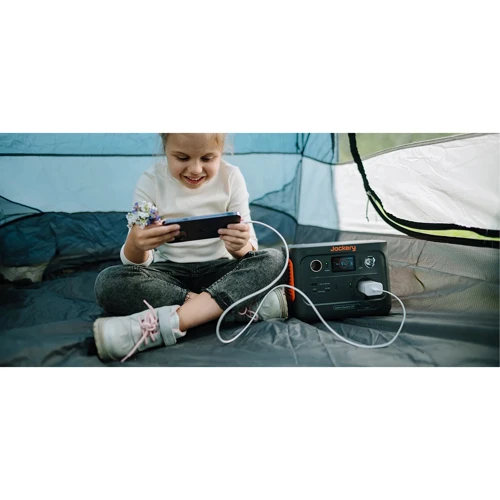 Зарядная станция Jackery Explorer 300 Plus 288Wh 300W (21-0001-000010): Разъемы для подзарядки USB-C, Зарядка от автомобиля, Зарядка от сети, Зарядка от солнечной панели