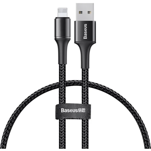 Кабель Baseus USB Cable to Lightning Halo Data 2.4A 25cm Black (CALGH-D01)