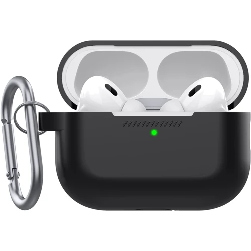 Чехол KeyBudz Elevate Series Keychain Black (APP2_S8_BLK) for AirPods Pro 2 фото 1