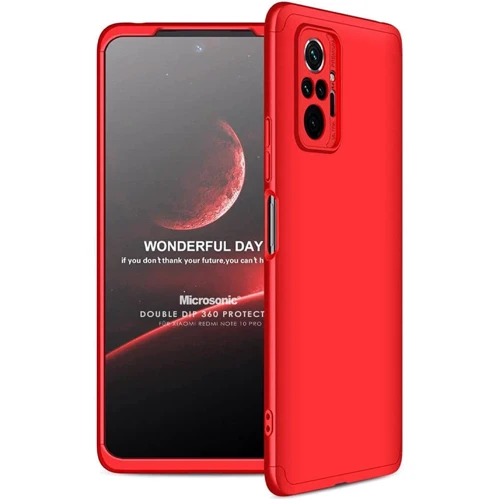 

LikGus Case 360° Red for Xiaomi Redmi Note 10 Pro / Note 10 Pro Max