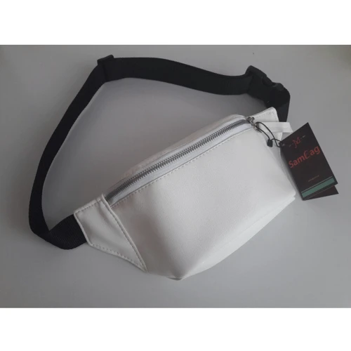 Жіноча поясна сумка Sambag Tirso MQO біла (80129008): Стать Женский