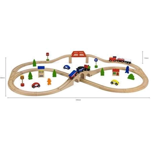 Дерев'яна залізниця Viga Toys 49 ел (56304): Тип управління механическое