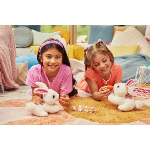 Інтерактивний ігровий набір Pets & Robo Alive Mama & Baby Surprise S1 – Мама кролиця з сюрпризом (9554) фото 4