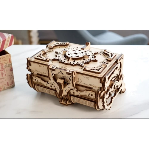 Механічний 3D пазл UGEARS "Антикварна шкатулка" (70089) фото 5